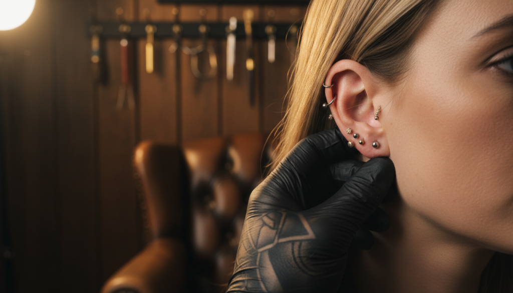 Waarom kraakbeenpiercings extra gevoelig