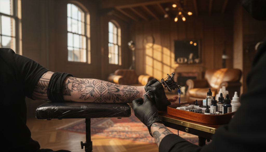 Tattoos snelle, ultieme stappen