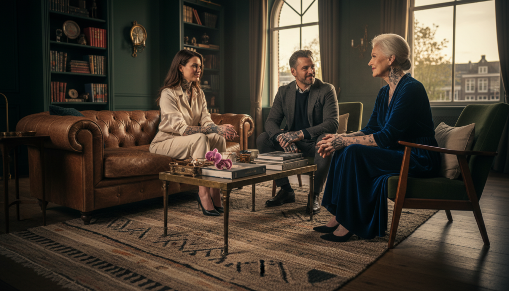 Invloed leeftijd krachtige tattoo