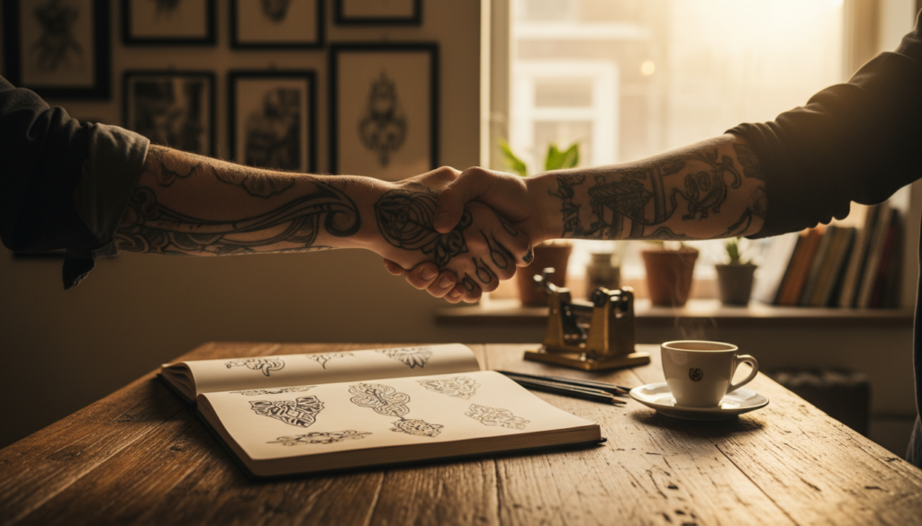 tattoo artiest essentiële, krachtige