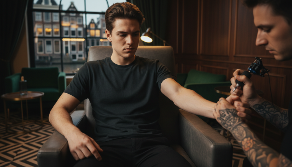 Invloed stress eerste tattoo: