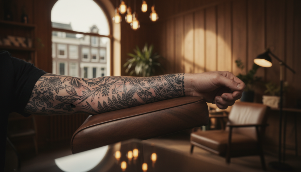 tattoo beïnvloed wordt: schokkende,