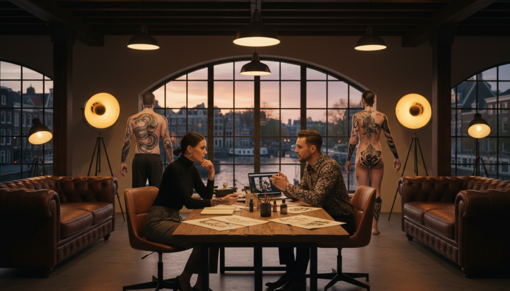 kies beste tattoo plekken: