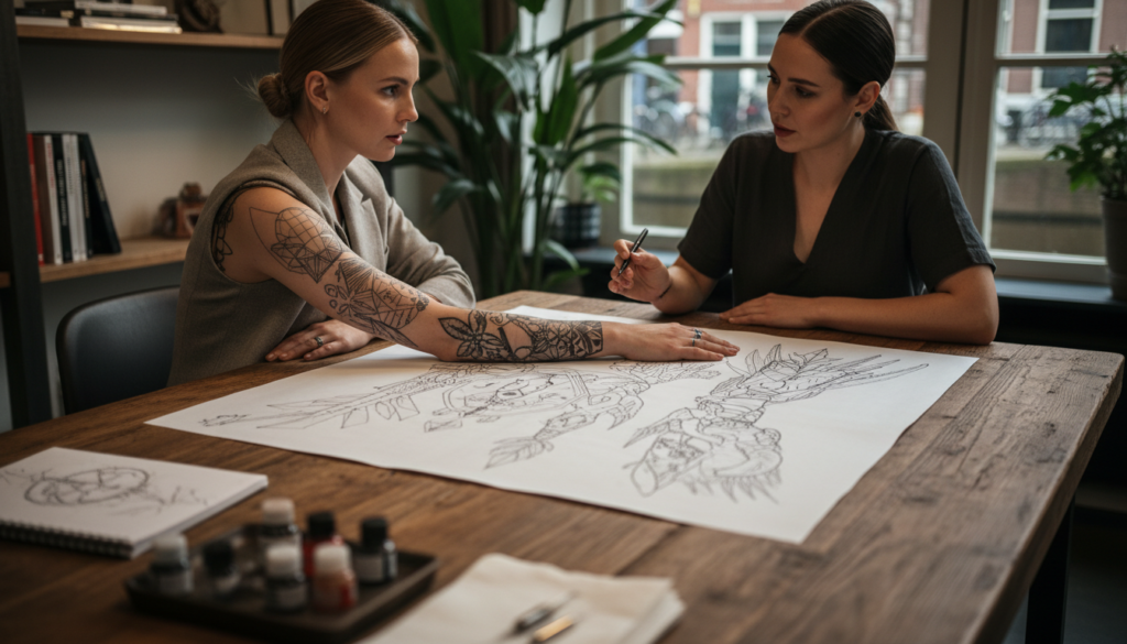 grote tattoo optimaal plant: