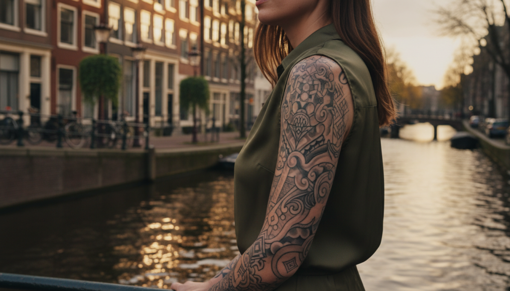 Tattoo laten zetten tussen