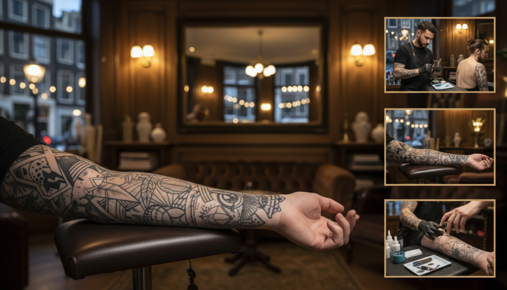 tattoo shops foto’s: schokkende,