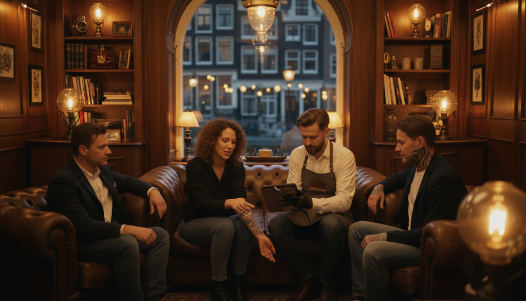 communiceert tattoo artiesten: ultieme