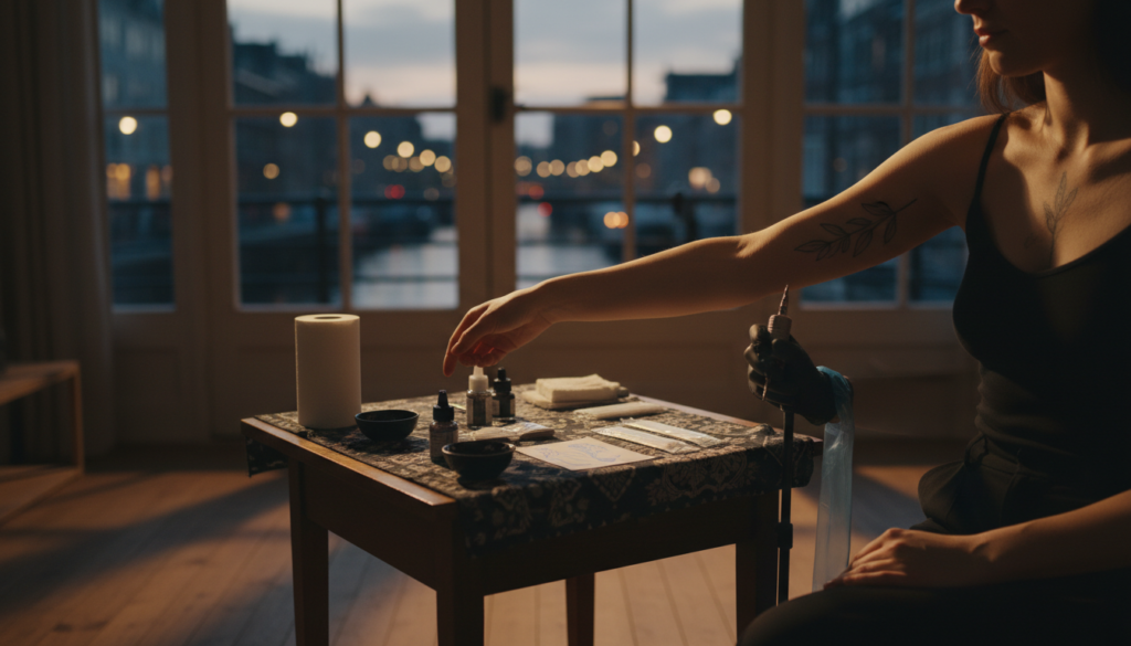 Wanneer eerste tattoo uitstelt: